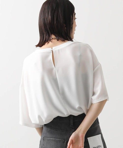 tシャツ ジョーゼットロゴ５分袖カットソー レディース Gready Brilliant tシャツ ジョーゼットロゴ5分袖カットソー