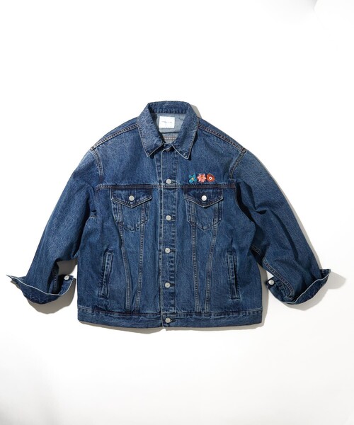 FREAK'S STORE デニムジャケット　ネイビー FREAK'S STORE 「FREAK'S STORE」 デニムジャケット LARGE