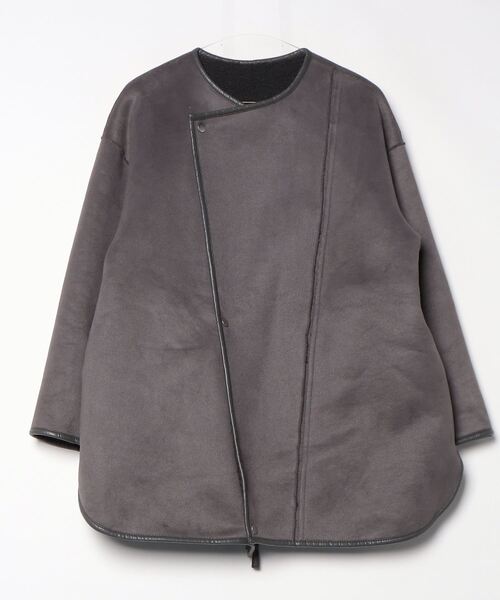 LAGUNAMOON（ラグナムーン） ノーカラーコート FREE チャコールグレー