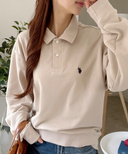 ポロシャツ ポロ 「U.S. POLO ASSN」ポロスウェット レディース