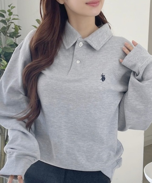 ポロシャツ ポロ 「U.S. POLO ASSN」ポロスウェット レディース U.S. POLO ASSN. ポロシャツ ポロ 「U.S. ASSN」ポロスウェット
