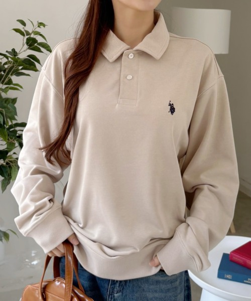 ポロシャツ ポロ 「U.S. POLO ASSN」ポロスウェット レディース U.S. POLO ASSN. ポロシャツ ポロ 「U.S. ASSN」ポロスウェット