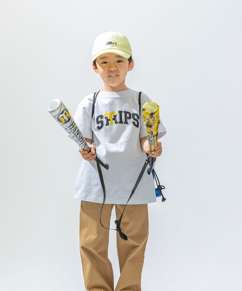 阪神　キャップ ＳＨＩＰＳ SHIPS キャップ 帽子 KIDS:阪神タイガース×SHIPS エンブロイ