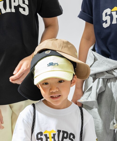 阪神　キャップ ＳＨＩＰＳ SHIPS キャップ 帽子 KIDS:阪神タイガース×SHIPS エンブロイ