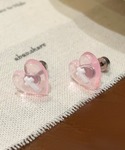 ピアス 「クリアハートクロスモチーフボディーピ...の詳細画像5
