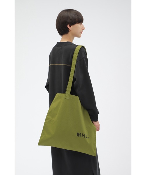 【新品・未開封】MHL. トートバッグ MHL. 「MHL.」 トートバッグ - ブラック レディース : ZOZOTOWN