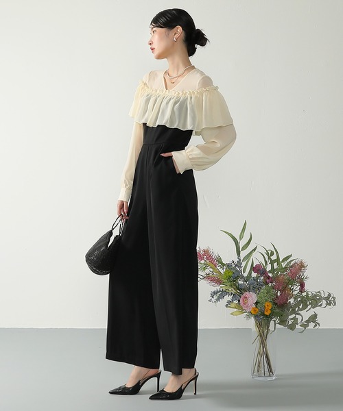 【値下げ】【美品】kana パンツドレス Kana 「Kana」 パンツドレス S ブラック レディース : ZOZOTOWN