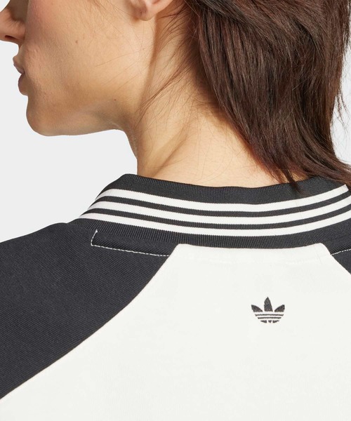 adidas トレーナー スウェット ブロッキング クルーネック