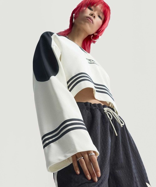 トレーナー スウェット ブロッキング クルーネック スウェットシャツ / トレーナー / アディダスオリジナルス adidas Originals レ adidas トレーナー スウェット ブロッキング クルーネック
