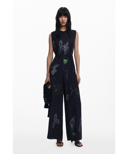Desigual（デシグアル） サロペット オーバーオール フローラル 