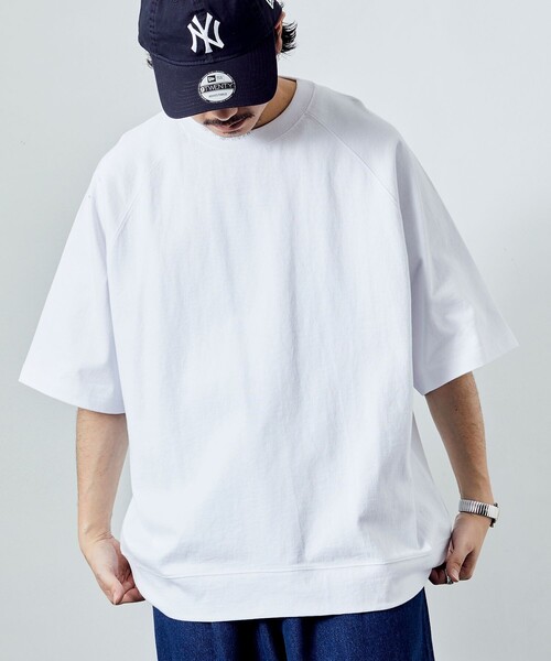 「FREAK'S STORE」 半袖Tシャツ LARGE ネイビー メンズ
