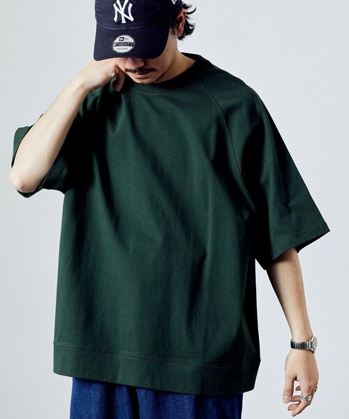 「FREAK'S STORE」 半袖Tシャツ LARGE ネイビー メンズ