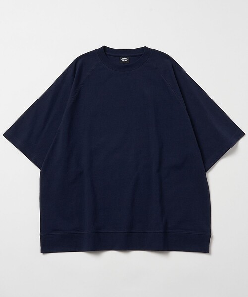 「FREAK'S STORE」 半袖Tシャツ LARGE ネイビー メンズ