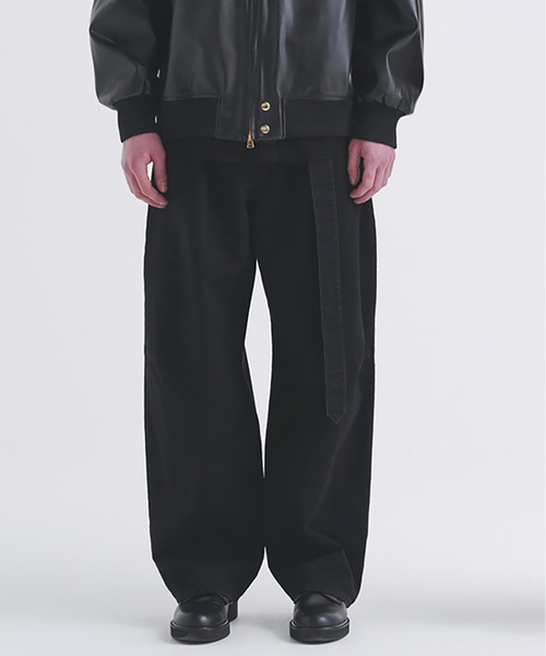 CULLNI（クルニ） ワイドパンツ ジーンズ Barrel 1Tuck Wide Denim