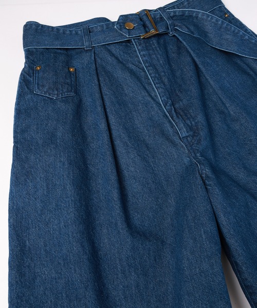 CULLNI（クルニ） ジーンズ Barrel 1Tuck Wide Denim Pants with Long