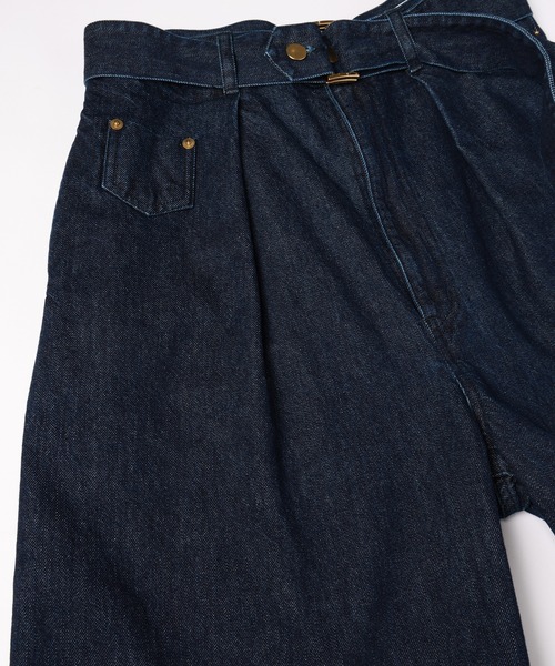 CULLNI（クルニ） ジーンズ Barrel 1Tuck Wide Denim Pants with Long