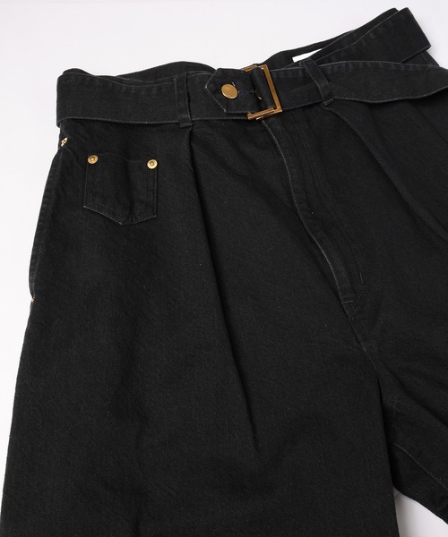 CULLNI（クルニ） ジーンズ Barrel 1Tuck Wide Denim Pants with Long