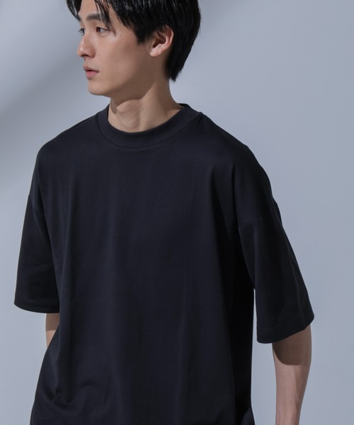 「NANO universe」 半袖Tシャツ L ホワイト メンズ