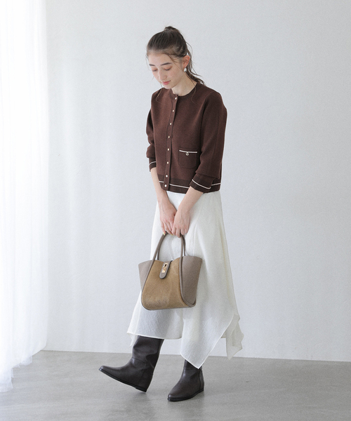 La TOTALITE（ラ トータリテ） カーディガン 「洗える」ウォッシャブル