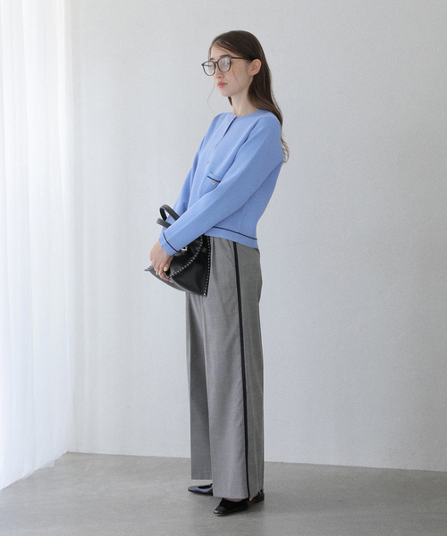 La TOTALITE（ラ トータリテ） カーディガン 「洗える」ウォッシャブル