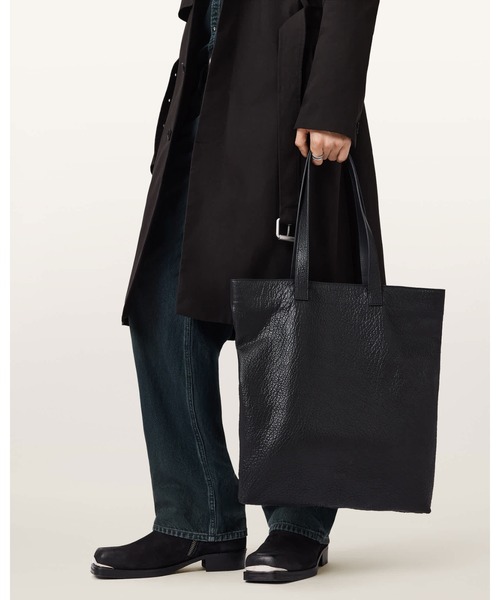 ALLSAINTS（オールセインツ） トートバッグ YUTO LEATHER TOTE BAG
