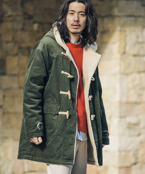 URBAN RESEARCH Sonny Label ダッフルコート MEDIUM カーキ メンズ