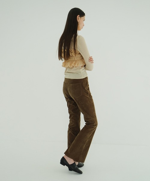 パンツ VELVET BELL BOTTOMS レディース