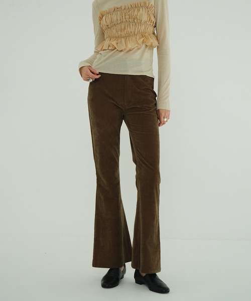 パンツ VELVET BELL BOTTOMS レディース
