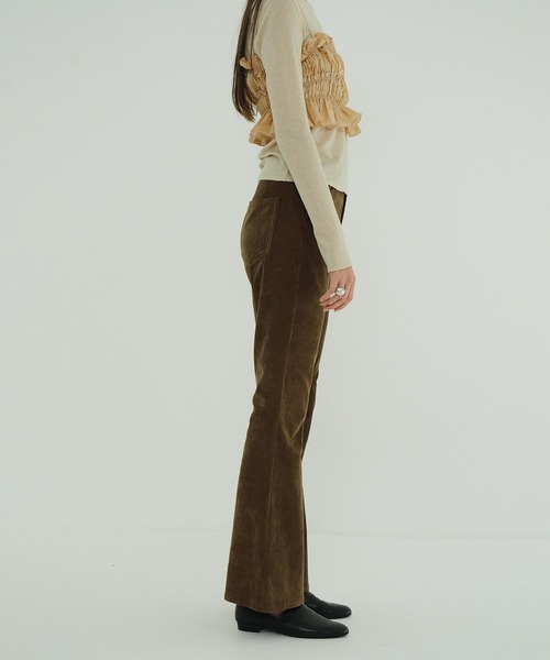 パンツ VELVET BELL BOTTOMS レディース