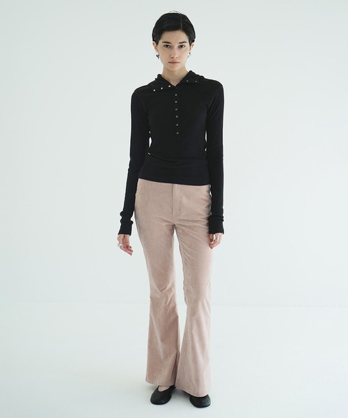 CLANE（クラネ） パンツ VELVET BELL BOTTOMS レディース : ZOZOTOWN