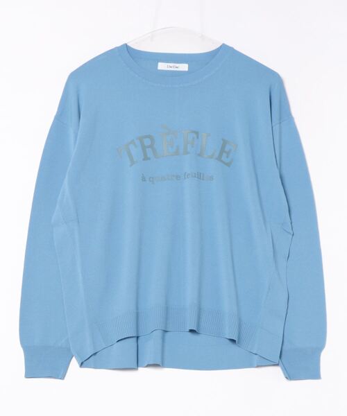 DouDou（ドゥドゥ） 長袖ニット FREE ブルー レディース : ZOZOTOWN