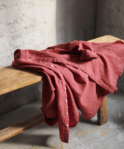 「soulberry」 長袖ブラウス M レッド レディース_画像3