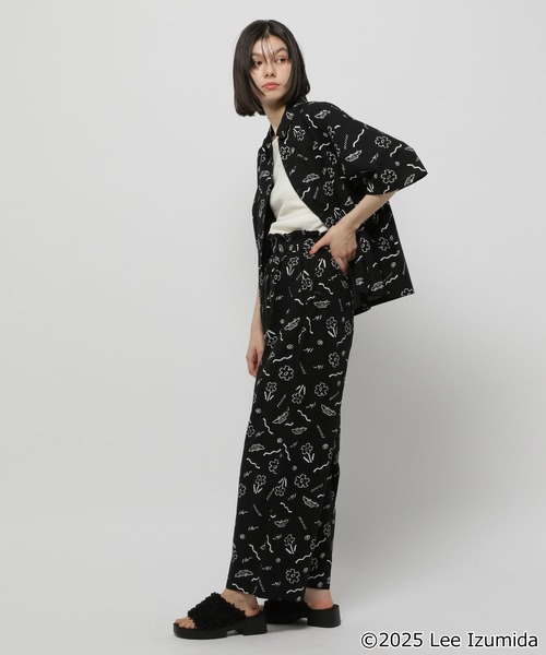 niko and…（ニコアンド） イージーパンツ MEDIUM ホワイト レディース