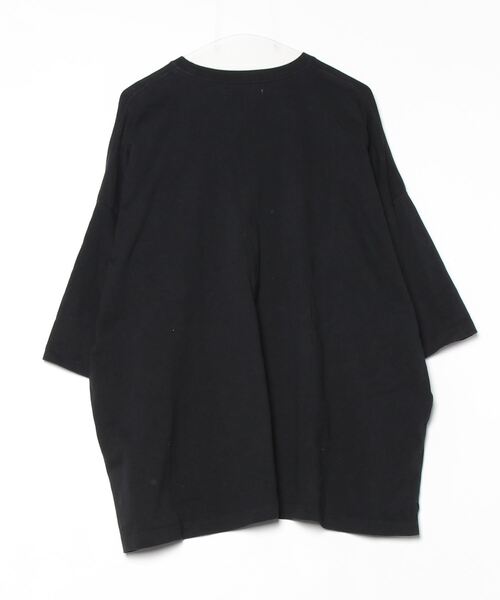 「Jieda」 刺繍半袖Tシャツ OS ブラック メンズ_画像2