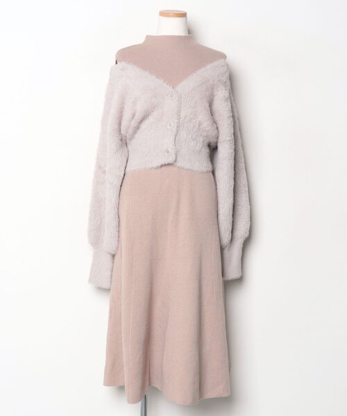 NOMAE（ノーマエ） ニットワンピース FREE ピンク レディース