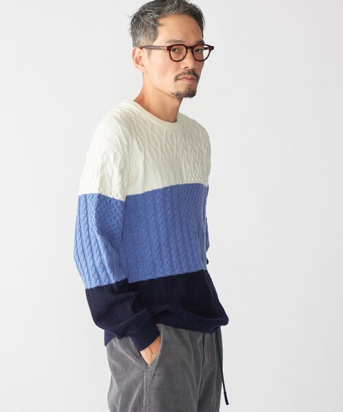 SHIPS（シップス） セーター ニット SHIPS: 「手洗い可能」コットン