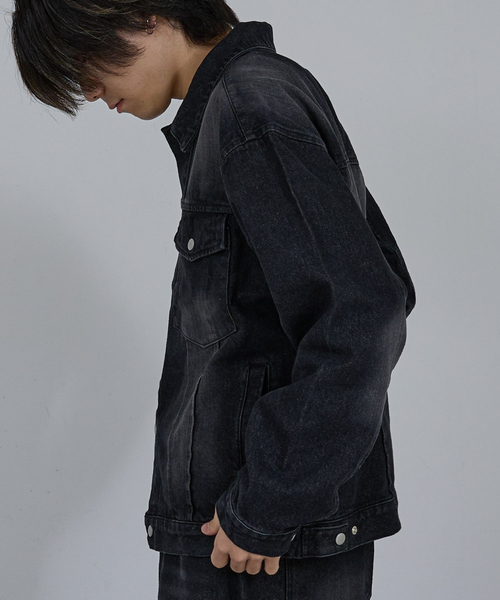 AH ABAHOUSE デニムジャケット gジャン VINTAGE LIKE BLAST DENIM