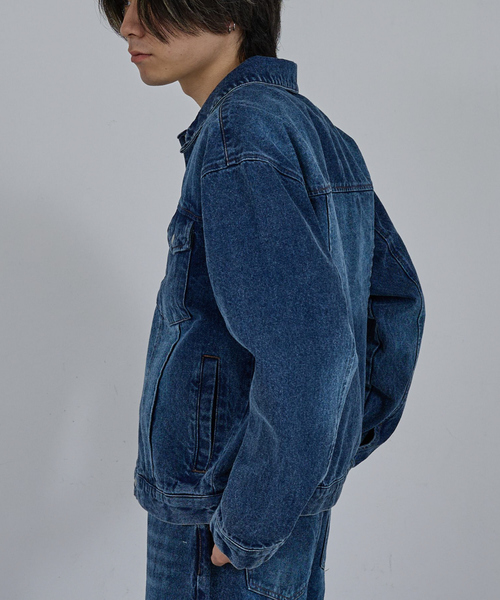 AH ABAHOUSE デニムジャケット gジャン VINTAGE LIKE BLAST DENIM