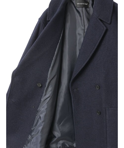 レディース　ダブルブレスト ピーコート　Ｌサイズ　新品　ミッドナイトブルー Next：日本 Sosandar ダブルブレストコート from Next Japan