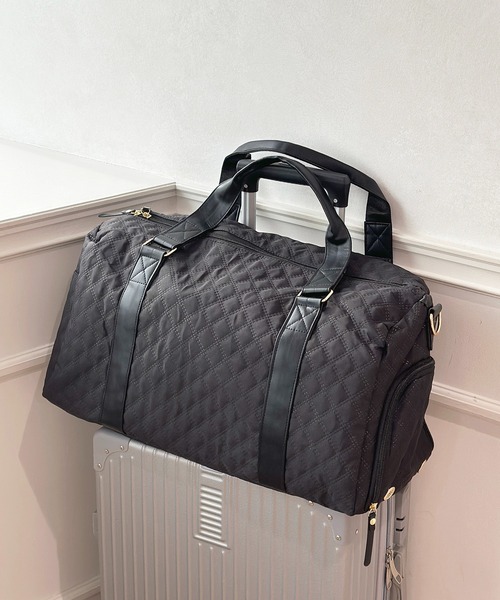 【♥s'allier♥】 ノベルティ　ショルダーバッグ　キルティング　黒 apres jour（アプレジュール） トートバッグ 「apres jour×ARIAZ