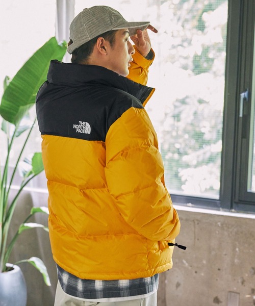 THE NORTH FACE ダウンジャケット Mサイズ ベージュ/黒 THE NORTH FACE（ザ ノースフェイス） ダウンコート M ベージュ メンズ