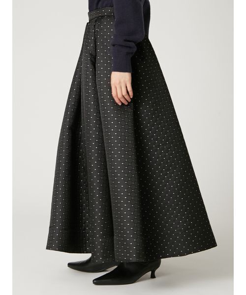 FRAY I.D（フレイ・アイディー） スカート ラメマトラッセタック