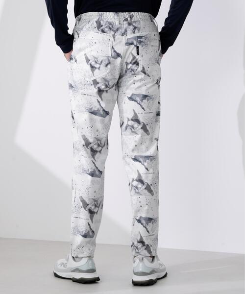 【ブラック】全方向ストレッチボンディングプリントテーパードパンツ <PERFORMANCE> (MENS) PING（ピン） パンツ 「PING APPAREL」全方向ストレッチボンディング