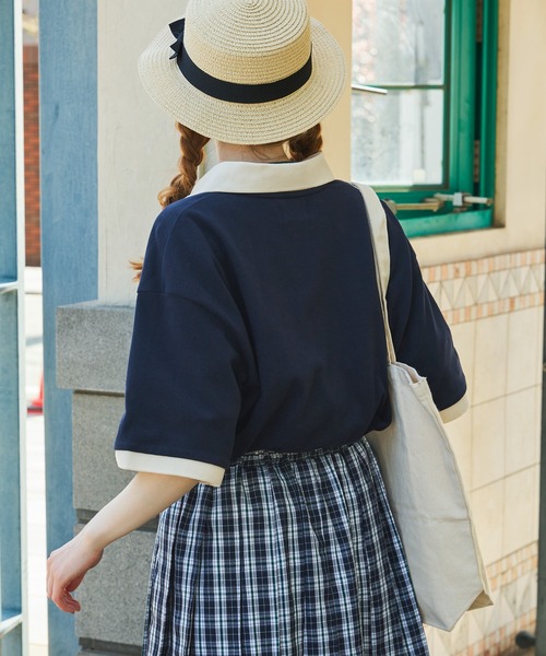 「PENNEYS」 半袖ポロシャツ FREE ベージュ レディース_画像4