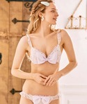 ブラジャー ショーツセット フラッフィー小花リ...の詳細画像5