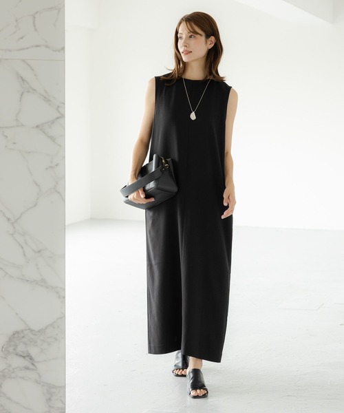 「Elura」 ノースリーブワンピース FREE カーキ レディース_画像2