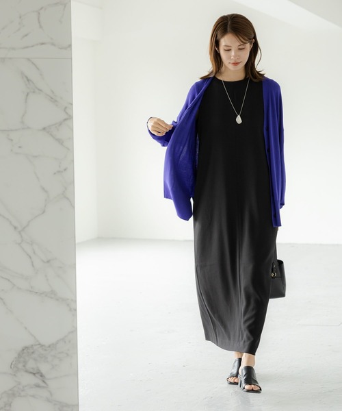 「Elura」 ノースリーブワンピース FREE カーキ レディース_画像6