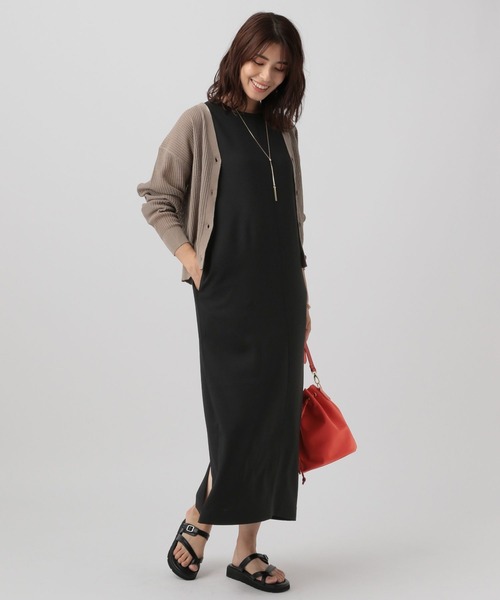 「Elura」 ノースリーブワンピース FREE カーキ レディース_画像9