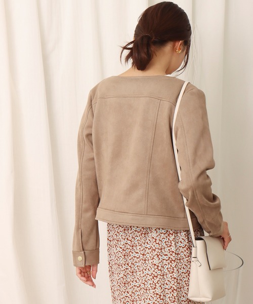 「libelle more」 ブルゾン M ベージュ レディース_画像3