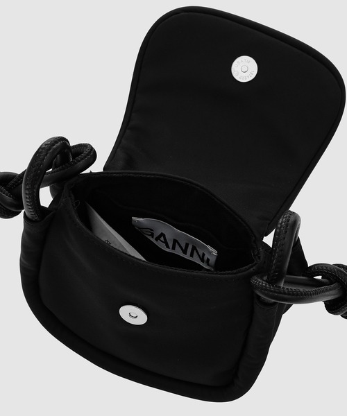 GANNI（ガニー） ショルダーバッグ ONE SIZE ブラック レディース
